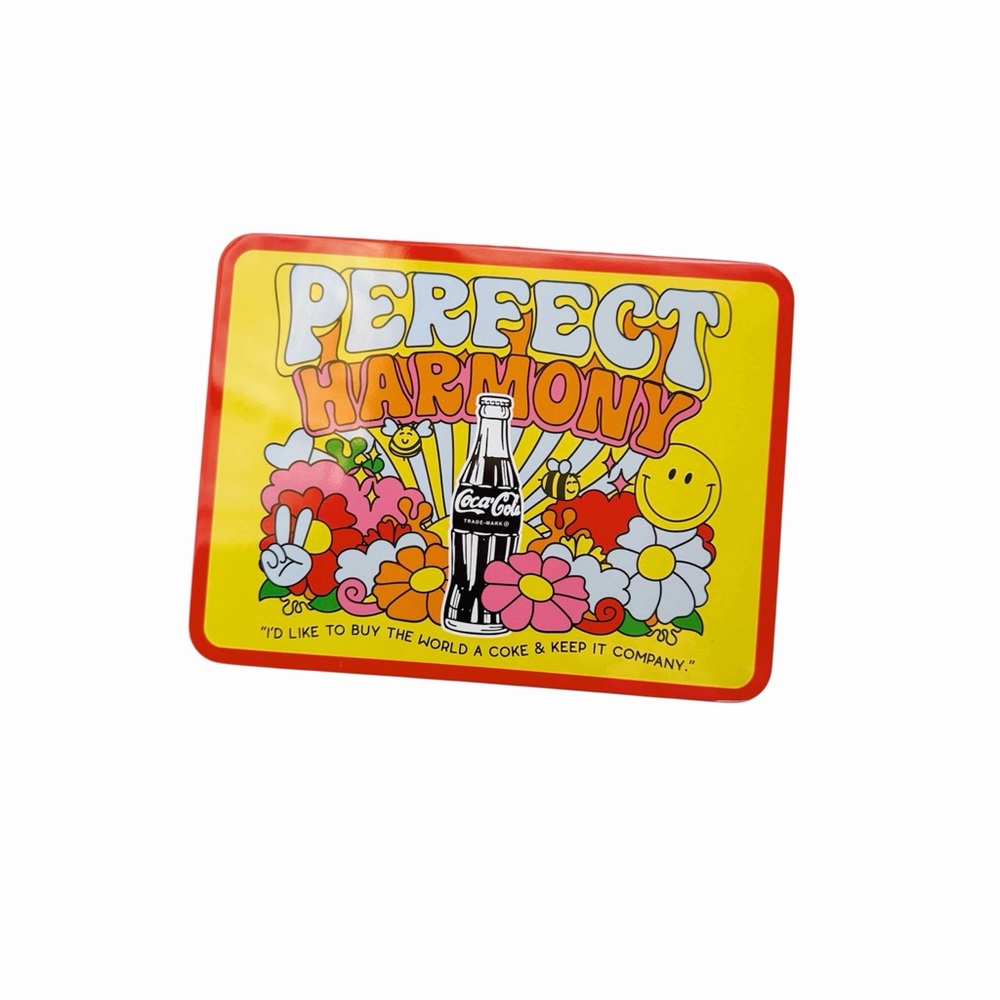 Coca-Cola Perfect Harmony Retro Style Metal Lunch Box